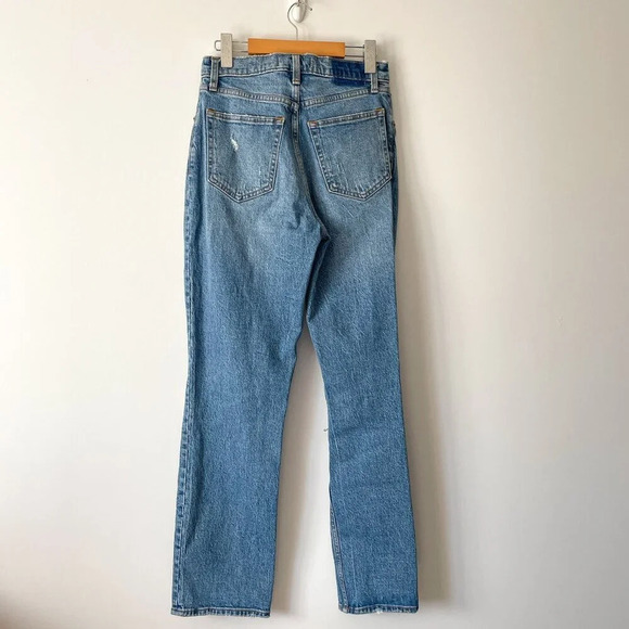 Abercrombie & Fitch 90s Ultra High Rise Straight Curve Love Denim Jeans Size 27 - Picture 5 of 7